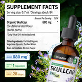 BIO KRAUTER Skullcap Tincture dropper close-up