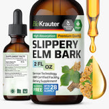 BIO KRAUTER Slippery Elm Tincture 2 fl oz front view