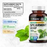 BIO KRAUTER Spearmint Leaf Capsules with dosage instructions