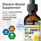 BIO KRAUTER St John's Wort Tincture bottle back view