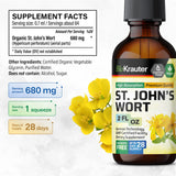BIO KRAUTER St John's Wort Tincture bottle side view