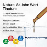 BIO KRAUTER St John's Wort Tincture with ingredients display