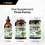 BIO KRAUTER Stinging Nettle Capsules opened bottle
