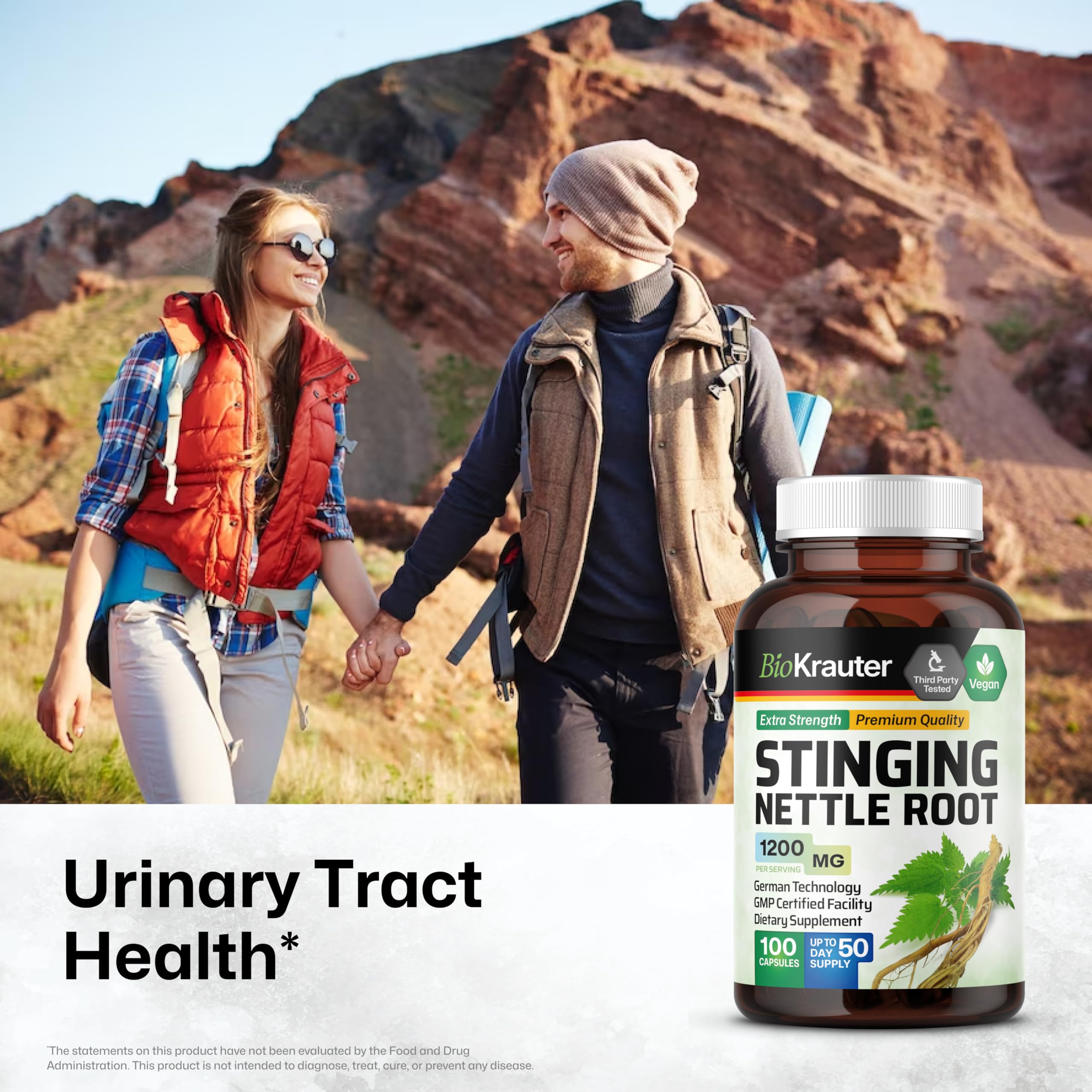 BIO KRAUTER Stinging Nettle Capsules side view