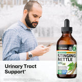 BIO KRAUTER Stinging Nettle Tincture 272g bottle side view