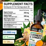 BIO KRAUTER Turmeric and Ginger Liquid Supplement dropper close-up