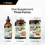 BIO KRAUTER Uric Acid Support Capsules with water