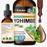 BIO KRAUTER Yohimbe Herbal Supplement front view in packaging