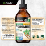 BIO KRAUTER Yohimbe Tincture 270g close-up of dropper