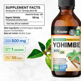 BIO KRAUTER Yohimbe Tincture 270g ingredients list