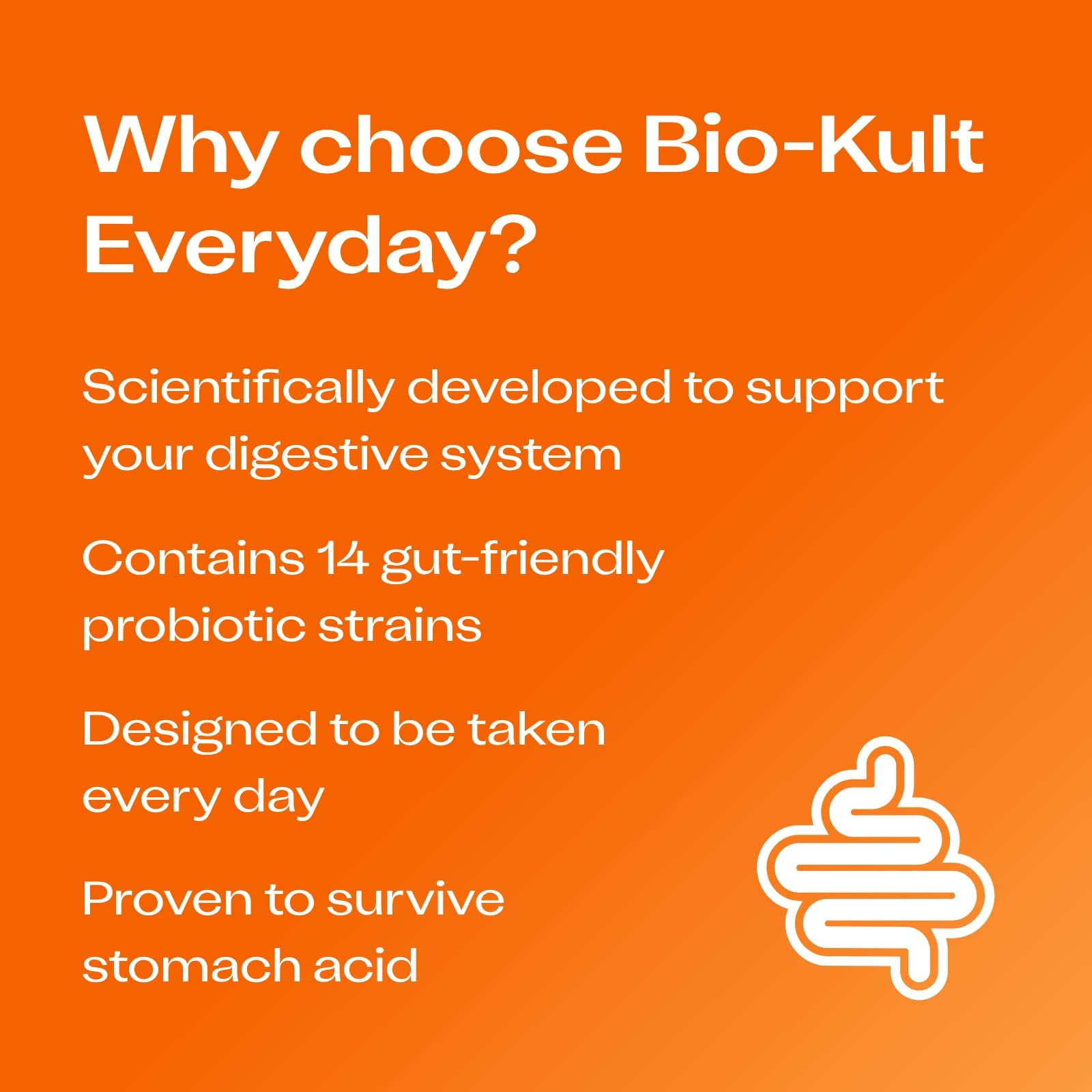 Bio-Kult Original Probiotics 14 strains capsule bottle side view