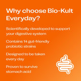 Bio-Kult Original Probiotics 14 strains capsule bottle side view