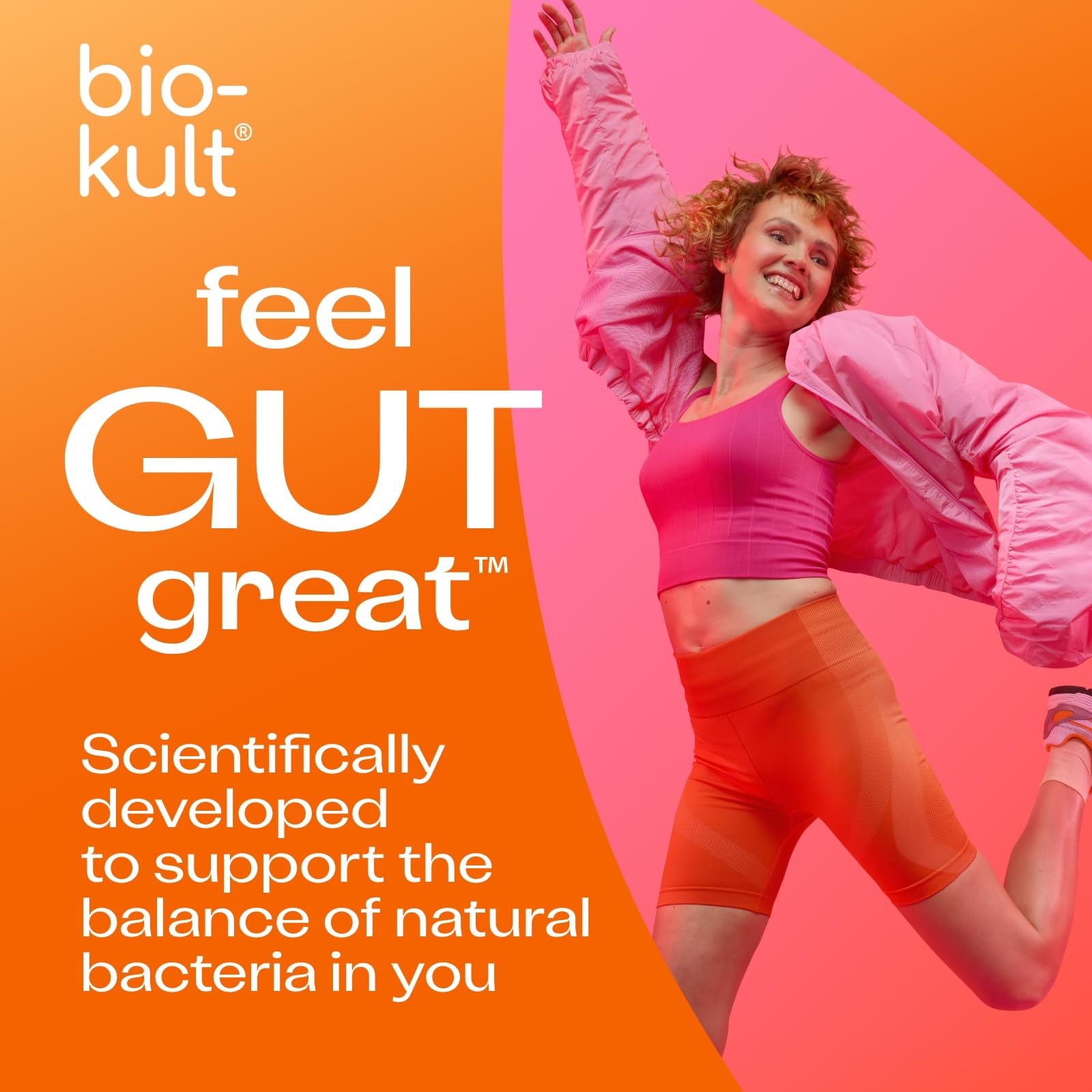Bio-Kult Original Probiotics capsule opened with contents visible