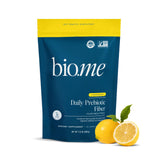 Bio.me Daily Prebiotic Fiber Supplement 336g lemonade flavour front view