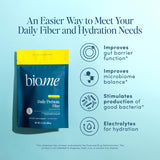 Bio.me Daily Prebiotic Fiber Supplement 336g lemonade flavour packaging