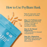 Bio.me Psyllium Husk Capsules on a kitchen counter