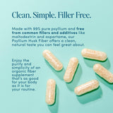 Bio.me Psyllium Husk Capsules showing dosage instructions