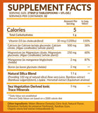 Bio Naturals Calcium & Magnesium Liquid Supplement label close-up