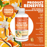 Bio Naturals Calcium & Magnesium Liquid Supplement with packaging