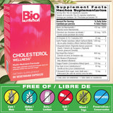 Bio Nutrition Cholesterol Wellness 60 Capsules side view