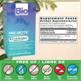 Bio Nutrition Prebiotic Fiber Capsules side view showing capsule details