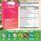 Bio Nutrition Prostate Wellness Vegi-Caps side view showing ingredients