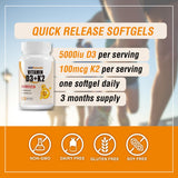 BIO POTENTIA Vitamin D3 + K2 Softgels with MCT oil