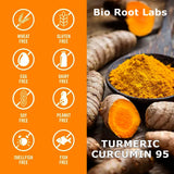 Bio Root Labs Turmeric Curcumin Supplement ingredients list