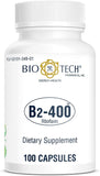 Bio-Tech Pharmacal B2-400 Riboflavin 400mg supplement front view