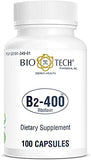 Bio-Tech Pharmacal B2-400 supplement capsules on a white background