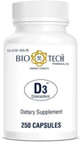 Bio-Tech Pharmacal D3-5 5000 IU 250 Capsules front view