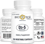 Bio-Tech Pharmacal D3-5 5000 IU vegetable capsules close-up