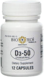 Bio-Tech Pharmacal D3-50 50,000 IU capsules front view