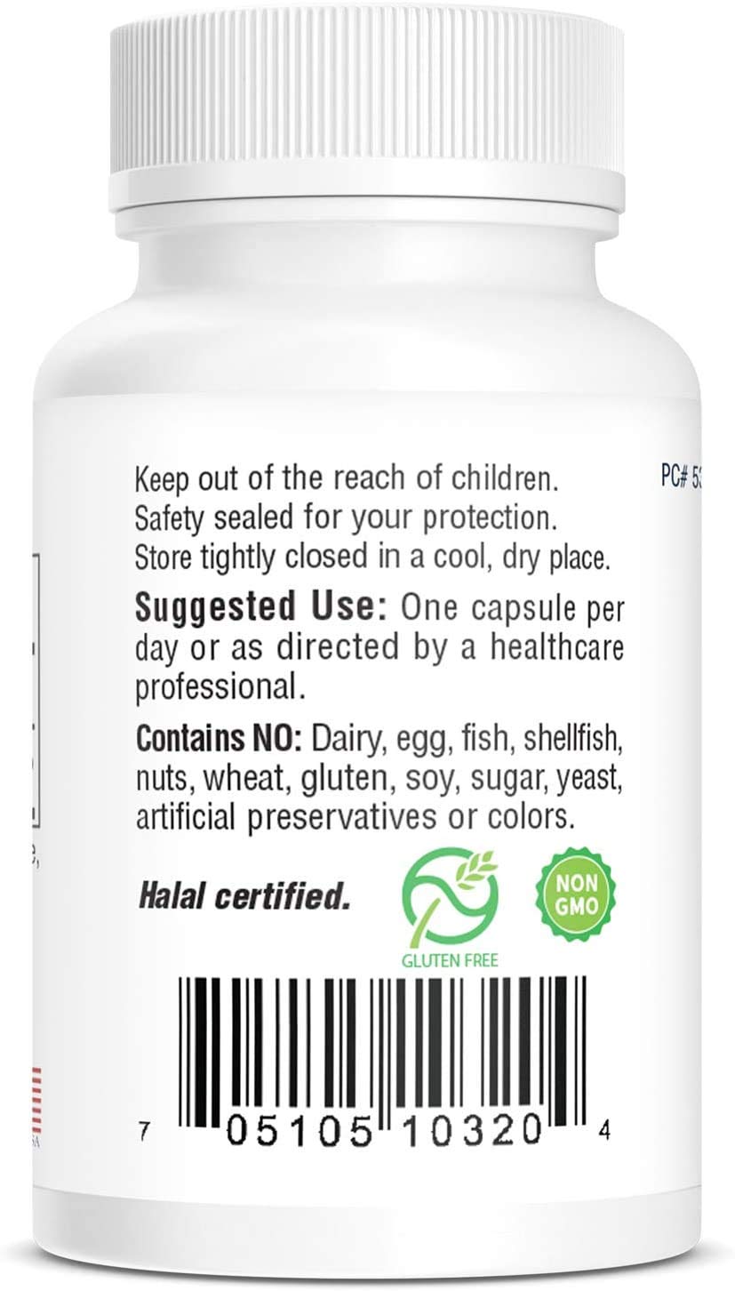 Bio-Tech Pharmacal Folic Acid 100 Capsules bottle with label
