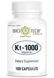 Bio-Tech Pharmacal K1-1000 Vitamin K1 100 Capsules front view