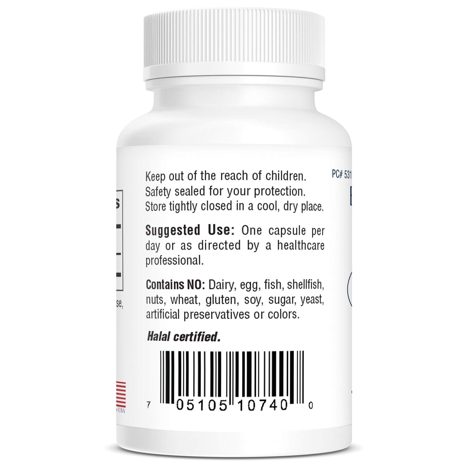 Bio-Tech Pharmacal Melatonin 3mg bottle side view