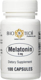 Bio-Tech Pharmacal Melatonin 5mg 100 Capsules front view