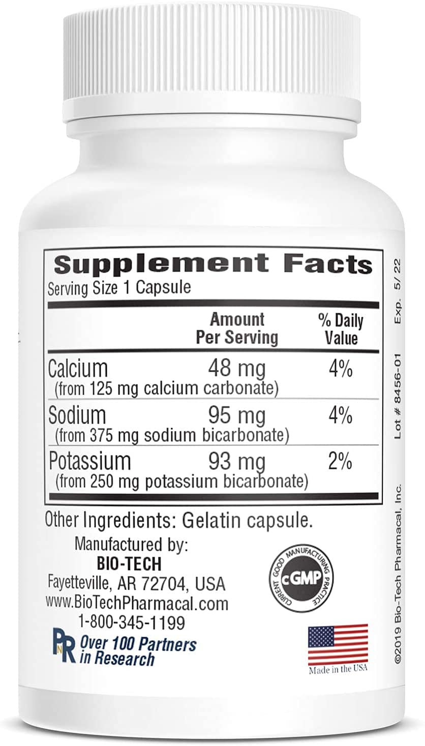 Bio-Tech Pharmacal Tri-Salts Powder 136g back view with ingredients