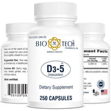 Bio-Tech Pharmacal Vitamin D3-5 bottle front view