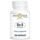 Bio-Tech Pharmacal Vitamin D3-5 capsules close-up