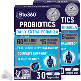 Bio360 Probiotic Capsules front view with label