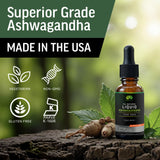 BIOACTIVE Ashwagandha Supplement 500mg bottle with label