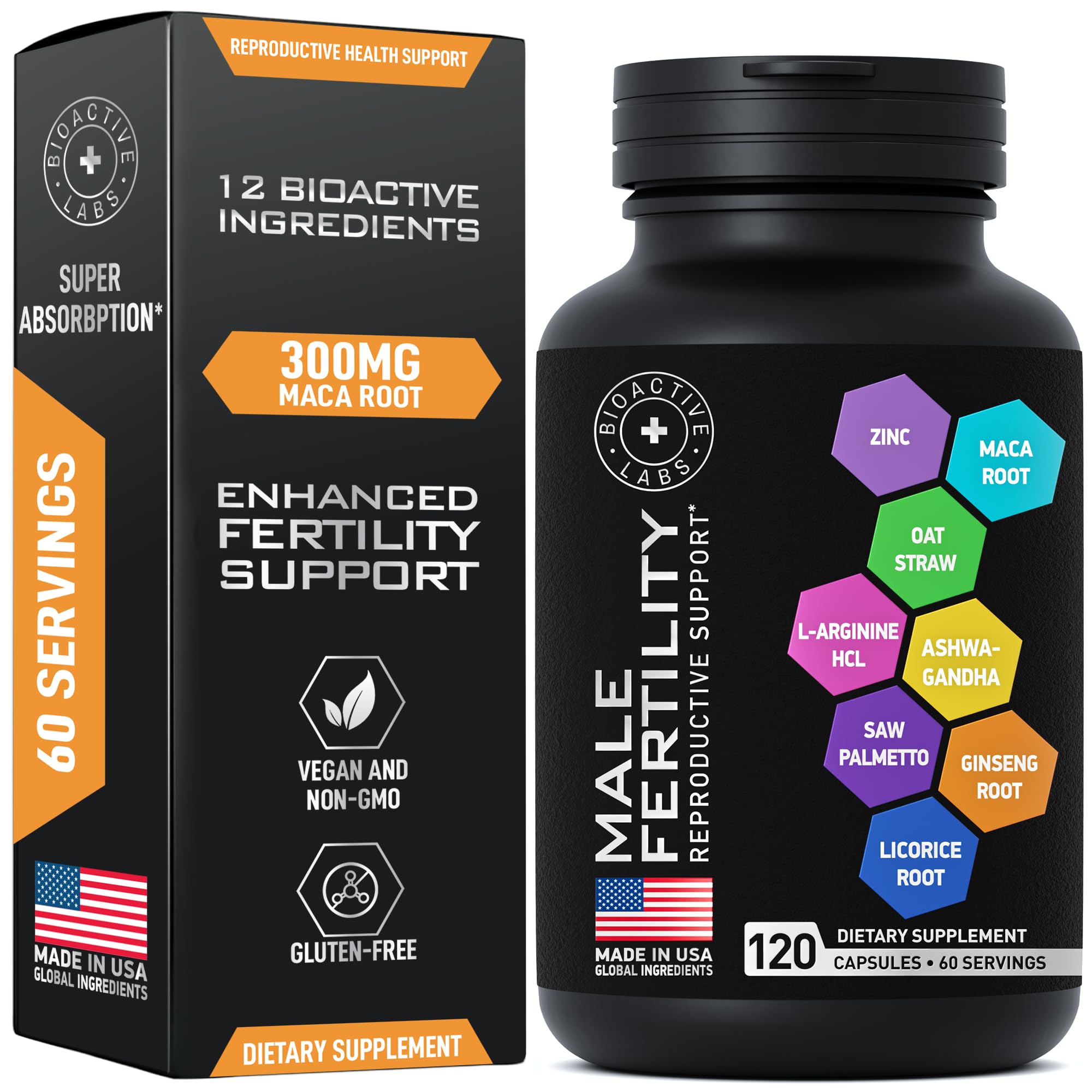 BIOACTIVE LABS Conception for Him supplement front view