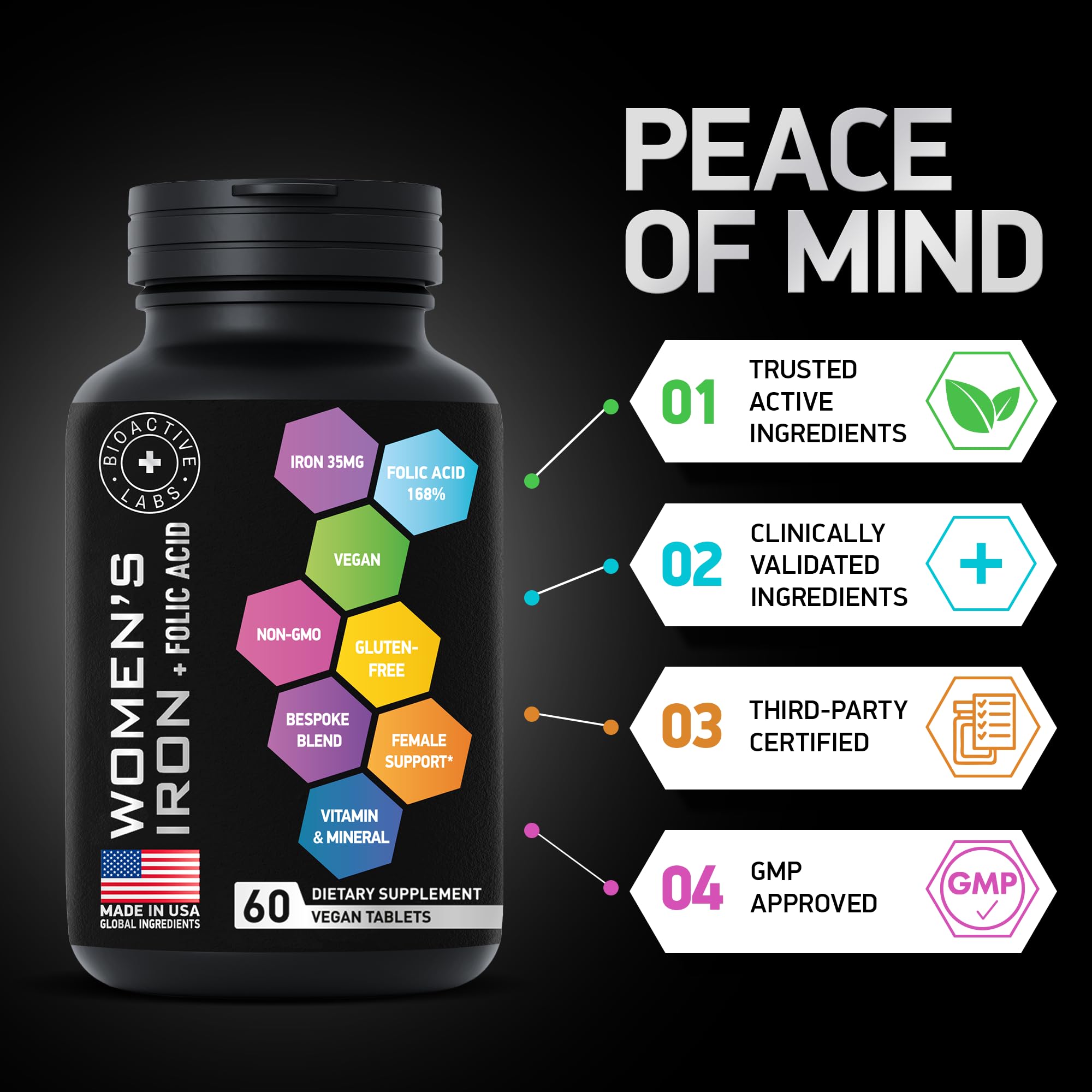 BIOACTIVE LABS Iron Supplement for Women lifestyle scene