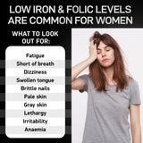 BIOACTIVE LABS Iron Supplement for Women side view