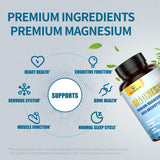 BioBenevo Magnesium Complex 320mg capsules opened bottle