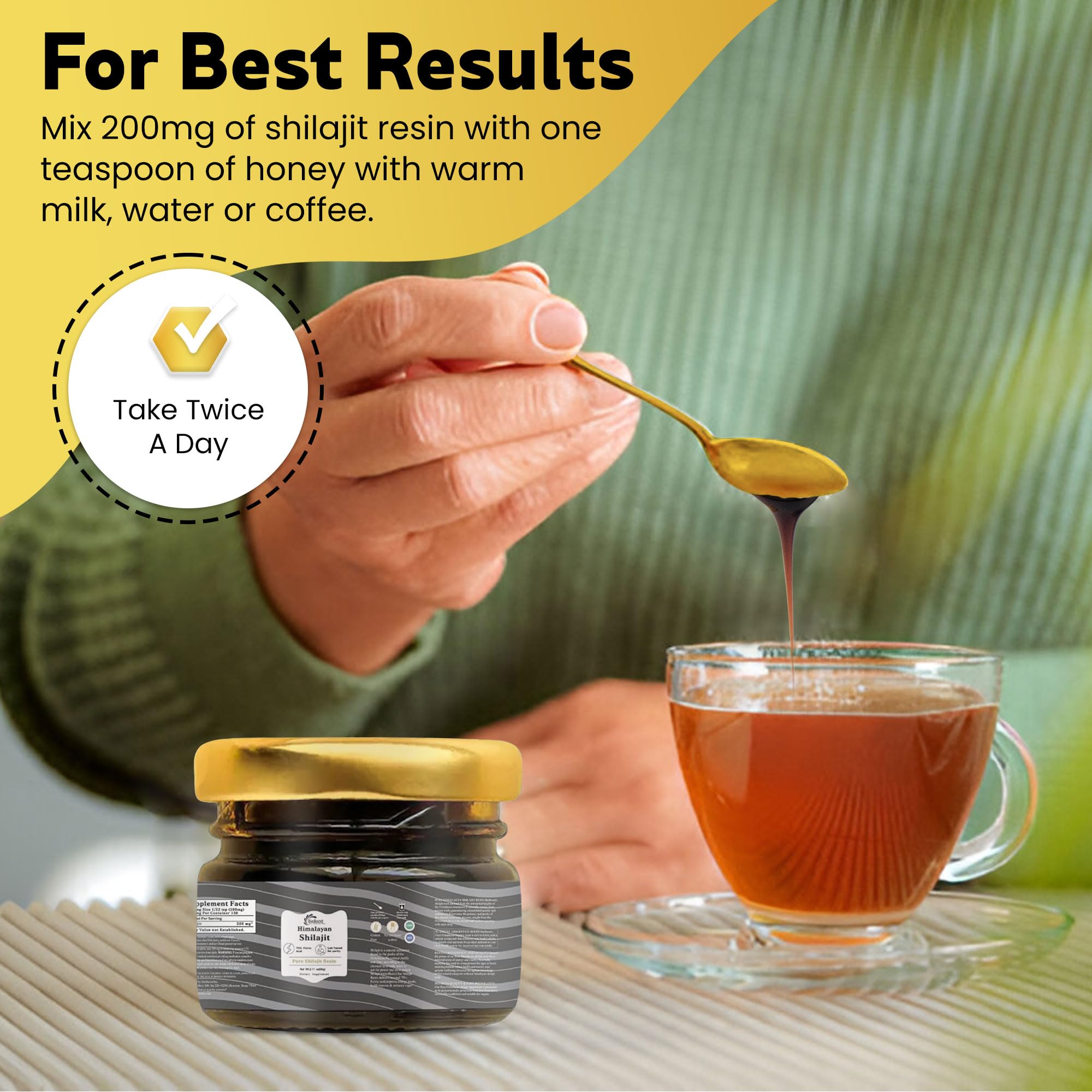 BioBoost Shilajit Resin nutritional information