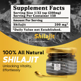BioBoost Shilajit Resin side view of jar