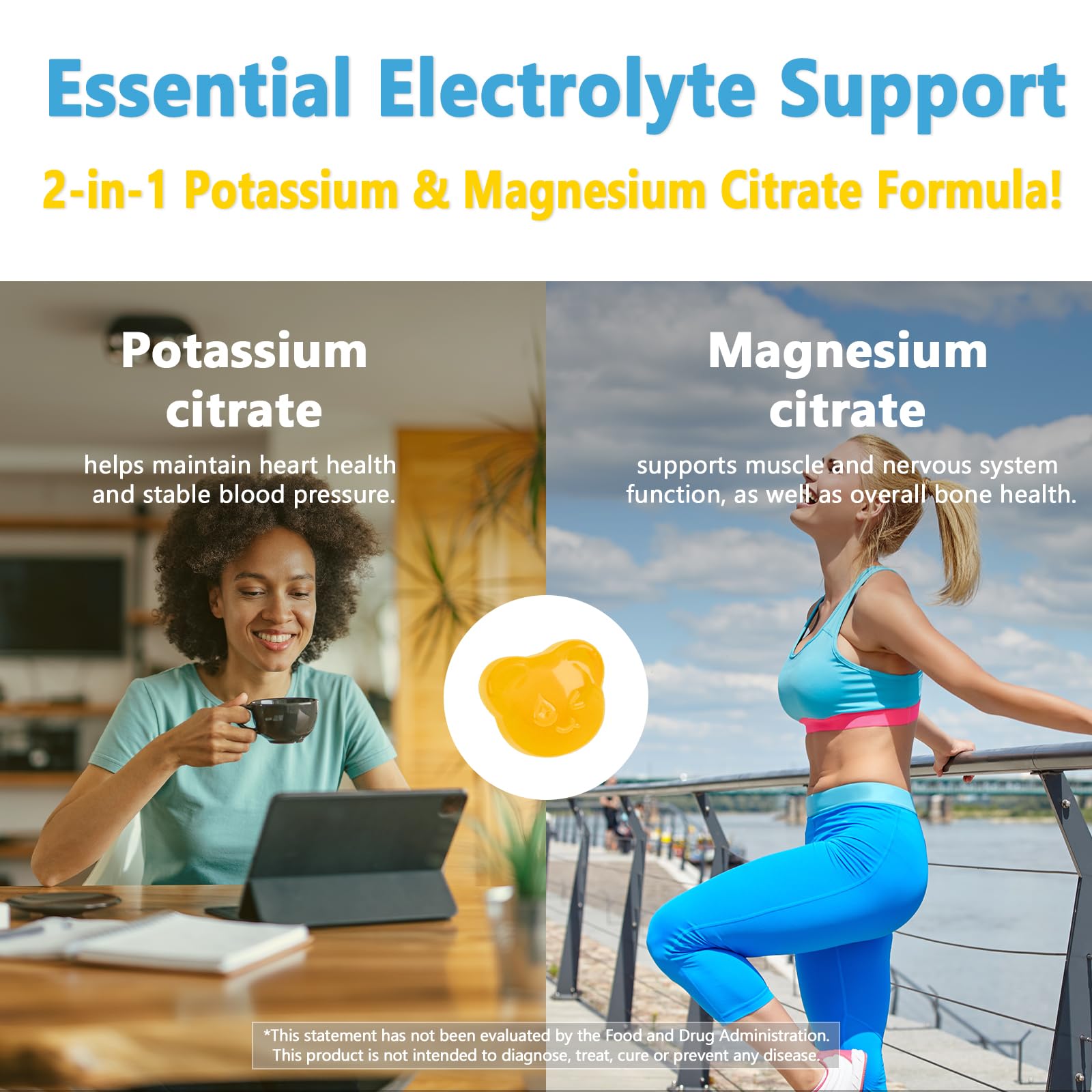 Biobor Magnesium Gummies with potassium and vitamin D3