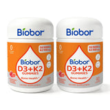 Biobor Vitamin D3 + K2 Gummies bottle front view